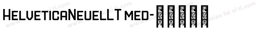 HelveticaNeuelLT med字体转换